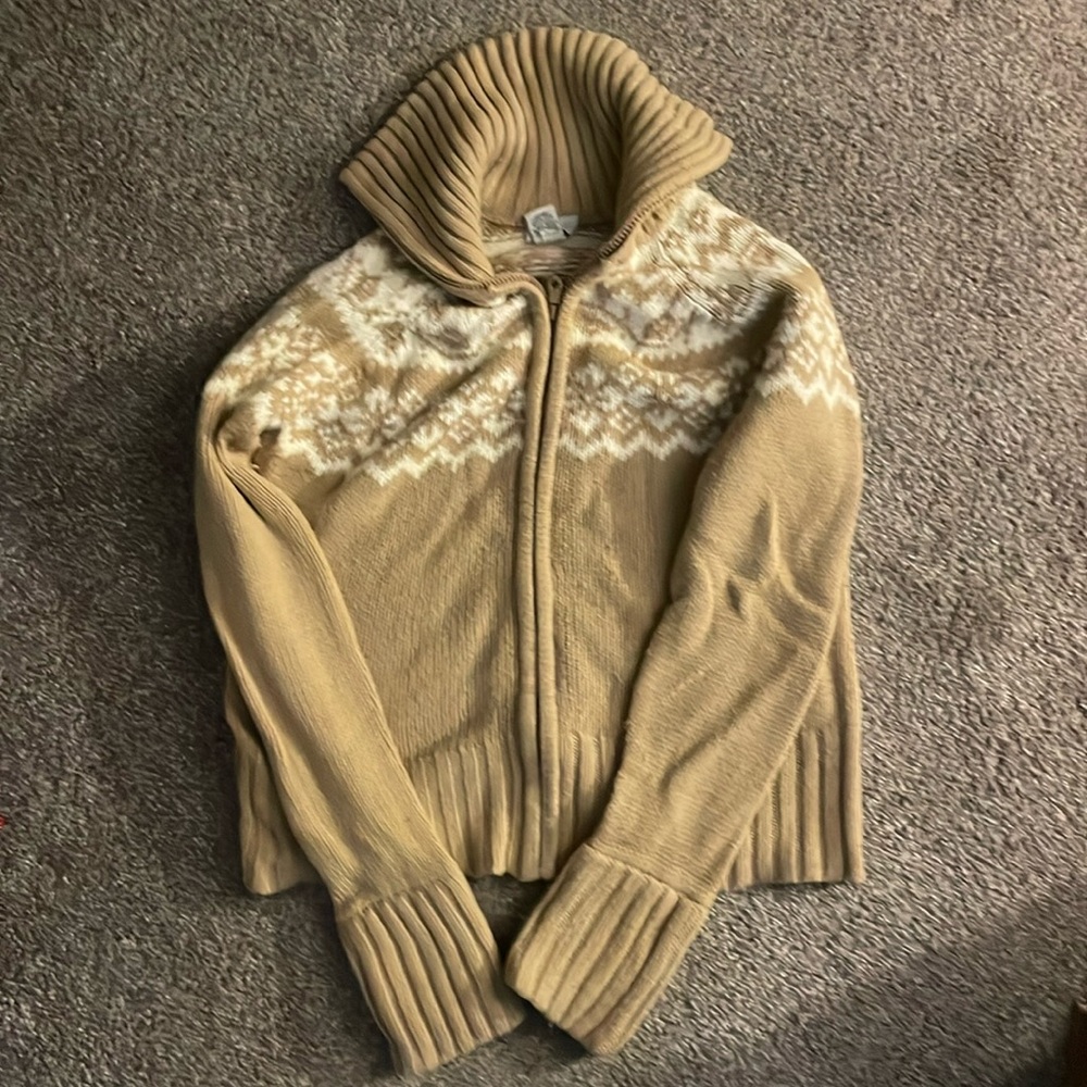 Loft zipper cardigan